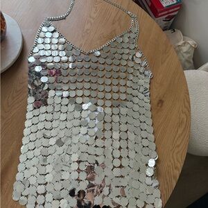 12th Tribe Silver Diana Disco Dress (SOLD OUT ONLINE)